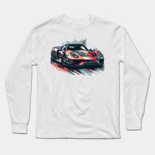 Porsche 918 Spyder Long Sleeve T-Shirt